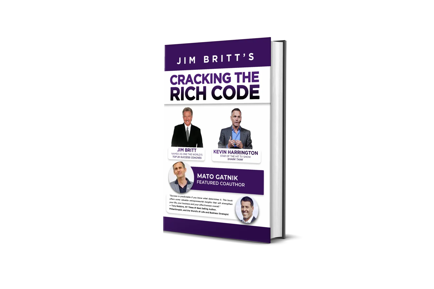 Cracking the Rich Code — co-authored by Mato Gatnik with Jim Britt and Kevin Harrington