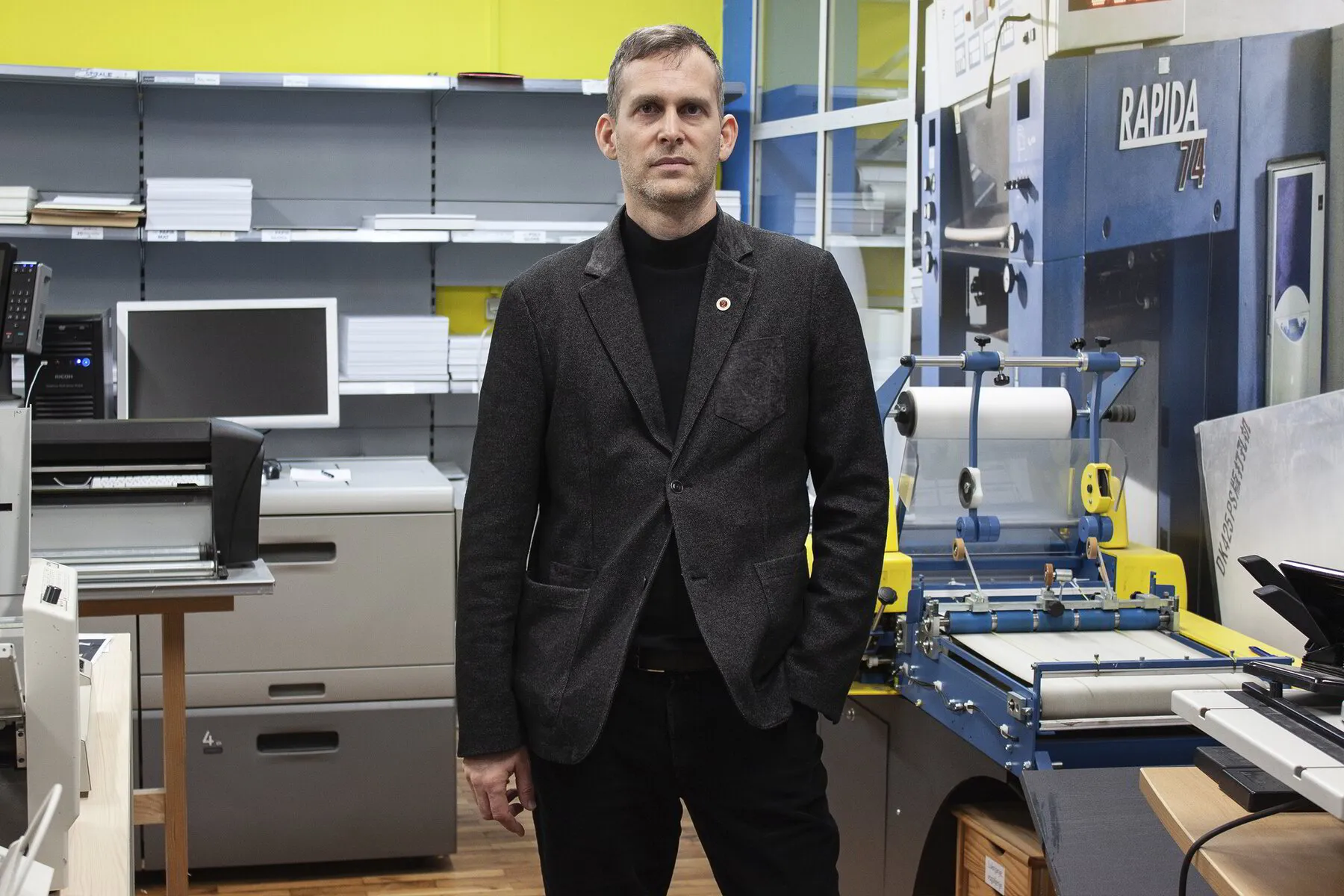 Mato Gatnik at the 5P group production